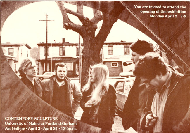 Exhibition announcement for Contemporary Sculpture