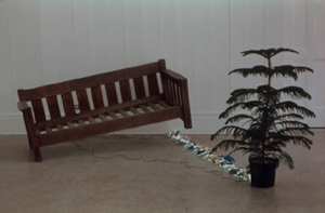  An installation in Harry Anderson's exhibit in the Anderson Gallery at Virginia Commonwealth University 