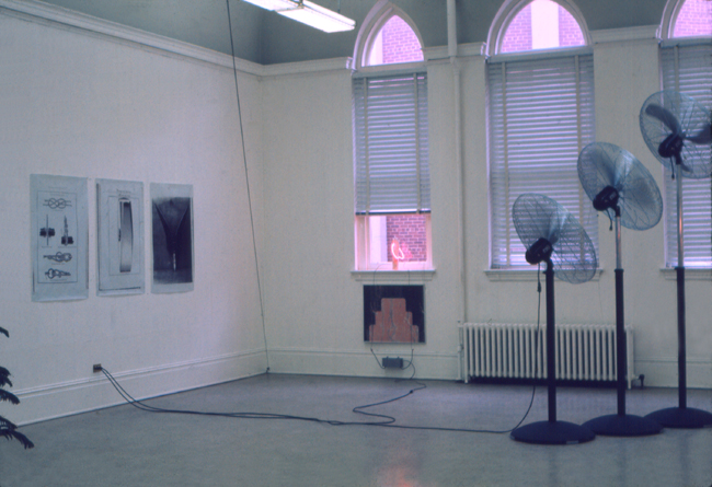 Harry Anderson Black Line Prints of found imagery