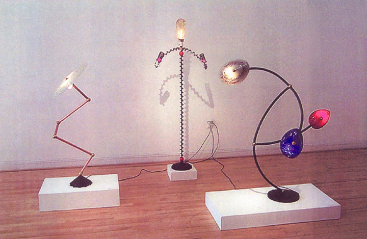 Installations photograph of Harry Anderson's January 2000 exhibit at the Snyderman Gallery in Philadelphia PA